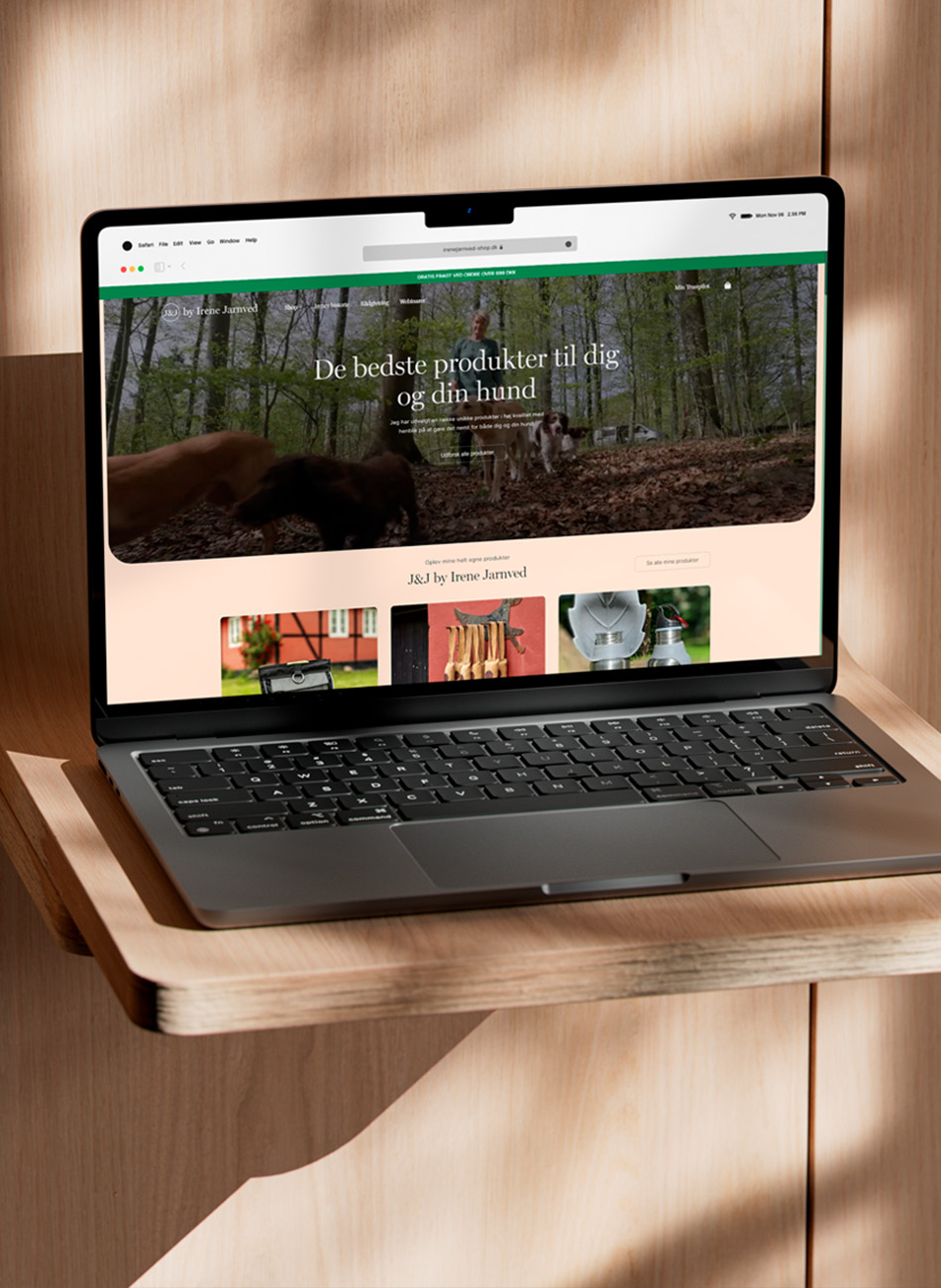 Ecommerce platform til velkendt hundeekspert Irene Jarnved. – Copy – Copy – Copy