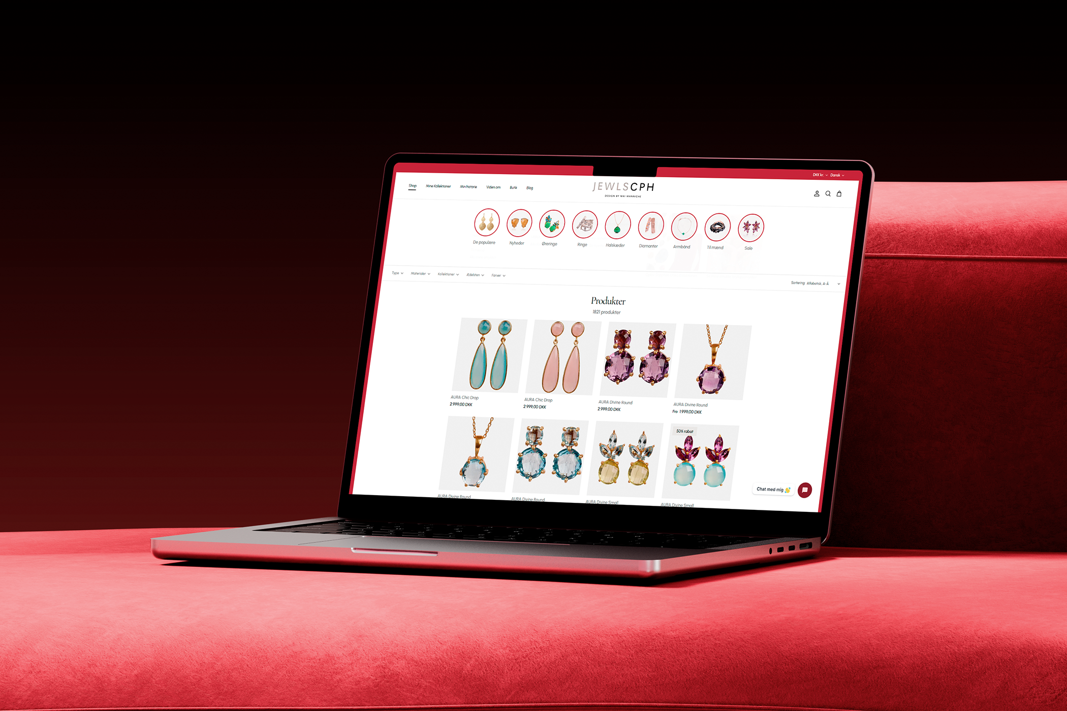 1.800 smykker flyttet til en butik de selv kan styre.
